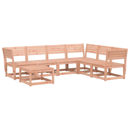 7-Tlg. Garten-Lounge-Set Massivholz Douglasie