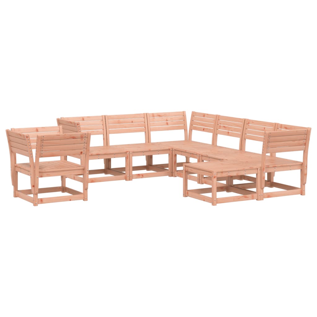 8-Tlg. Garten-Lounge-Set Massivholz Douglasie