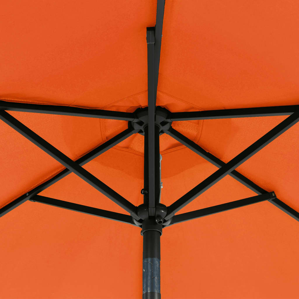 Sonnenschirm Mit Stahlmast Terracotta 225X225X212 Cm