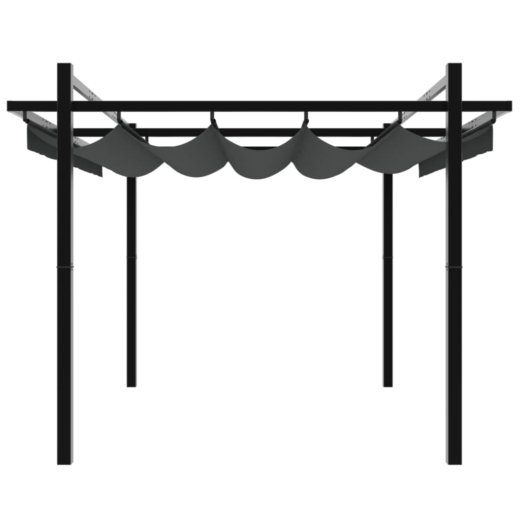 Gartenpavillon Mit Ausziehbarem Dach 3X3 M Aluminium