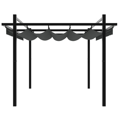 Gartenpavillon Mit Ausziehbarem Dach 3X3 M Aluminium