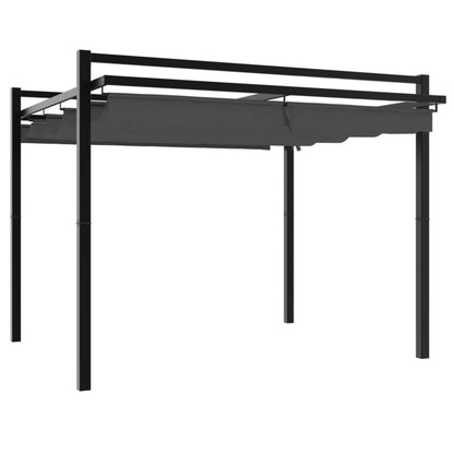 Gartenpavillon Mit Ausziehbarem Dach 3X3 M Aluminium