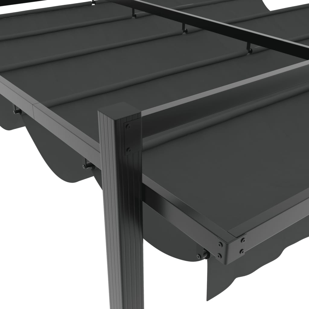 Gartenpavillon Mit Ausziehbarem Dach 3X3 M Aluminium