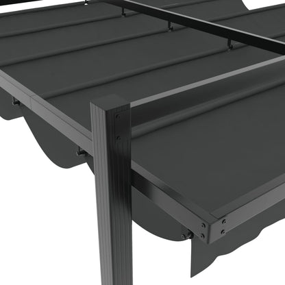 Gartenpavillon Mit Ausziehbarem Dach 3X3 M Aluminium