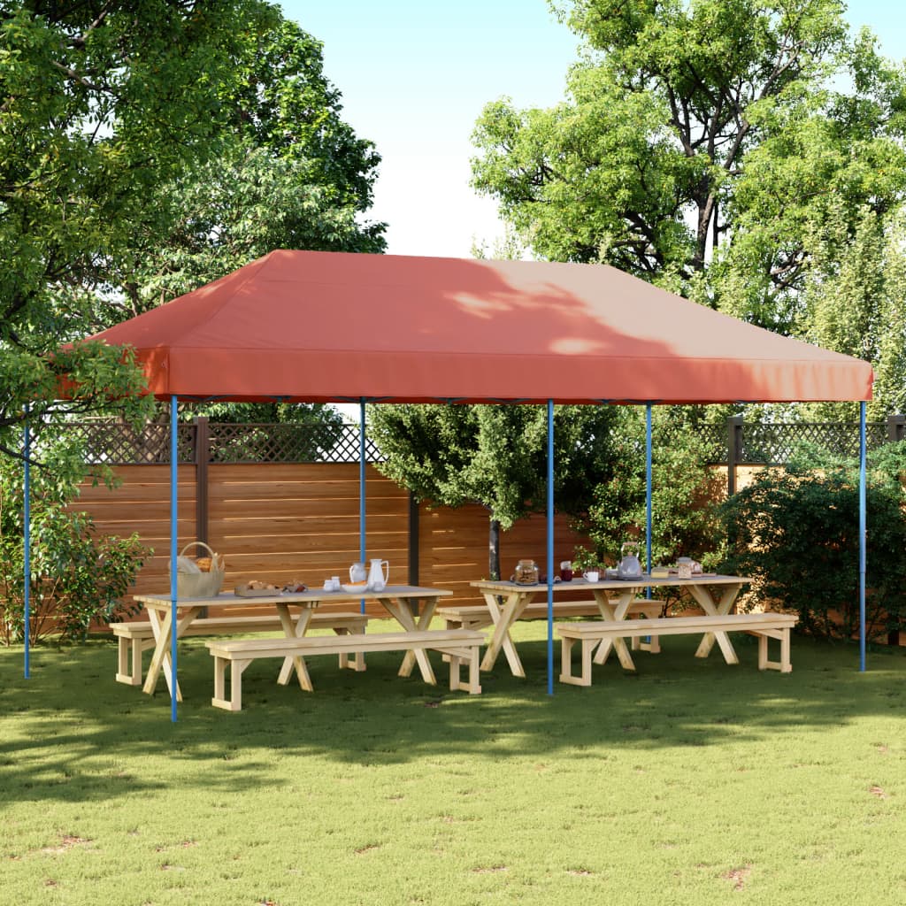 Partyzelt Faltbar Pop-Up Rot 580X292X315 Cm