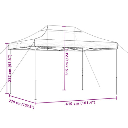 Partyzelt Faltbar Pop-Up 410X279X315 Cm