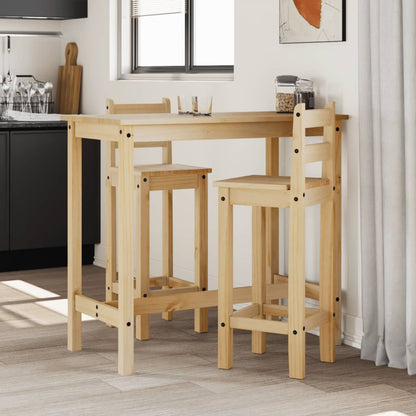5-Tlg. Bar-Set Massivholz Kiefer