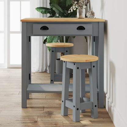 5-Tlg. Bar-Set Massivholz Kiefer