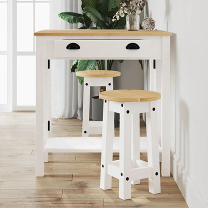 5-Tlg. Bar-Set Massivholz Kiefer