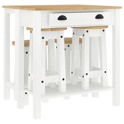 5-Tlg. Bar-Set Massivholz Kiefer