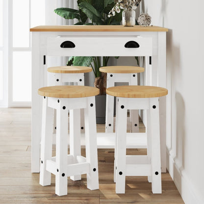 5-Tlg. Bar-Set Massivholz Kiefer