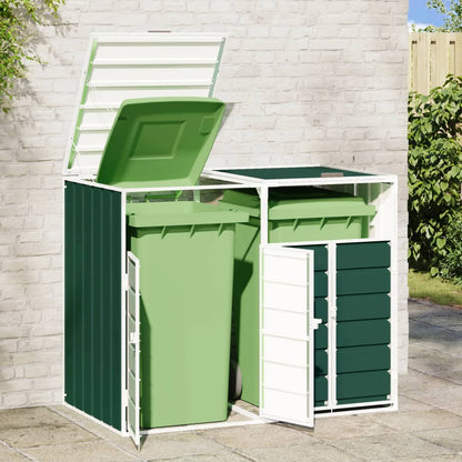 Mülltonnenbox Für 2 Tonnen 144X81X113 Cm Stahl