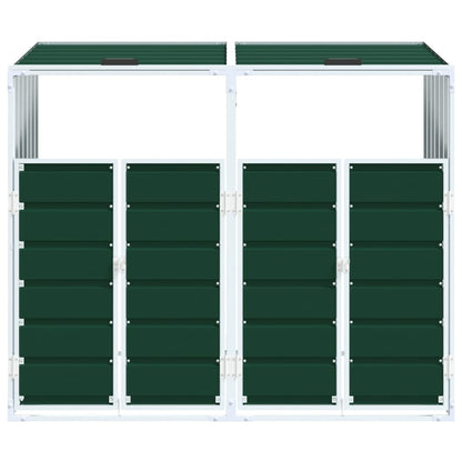 Mülltonnenbox Für 2 Tonnen 144X81X113 Cm Stahl