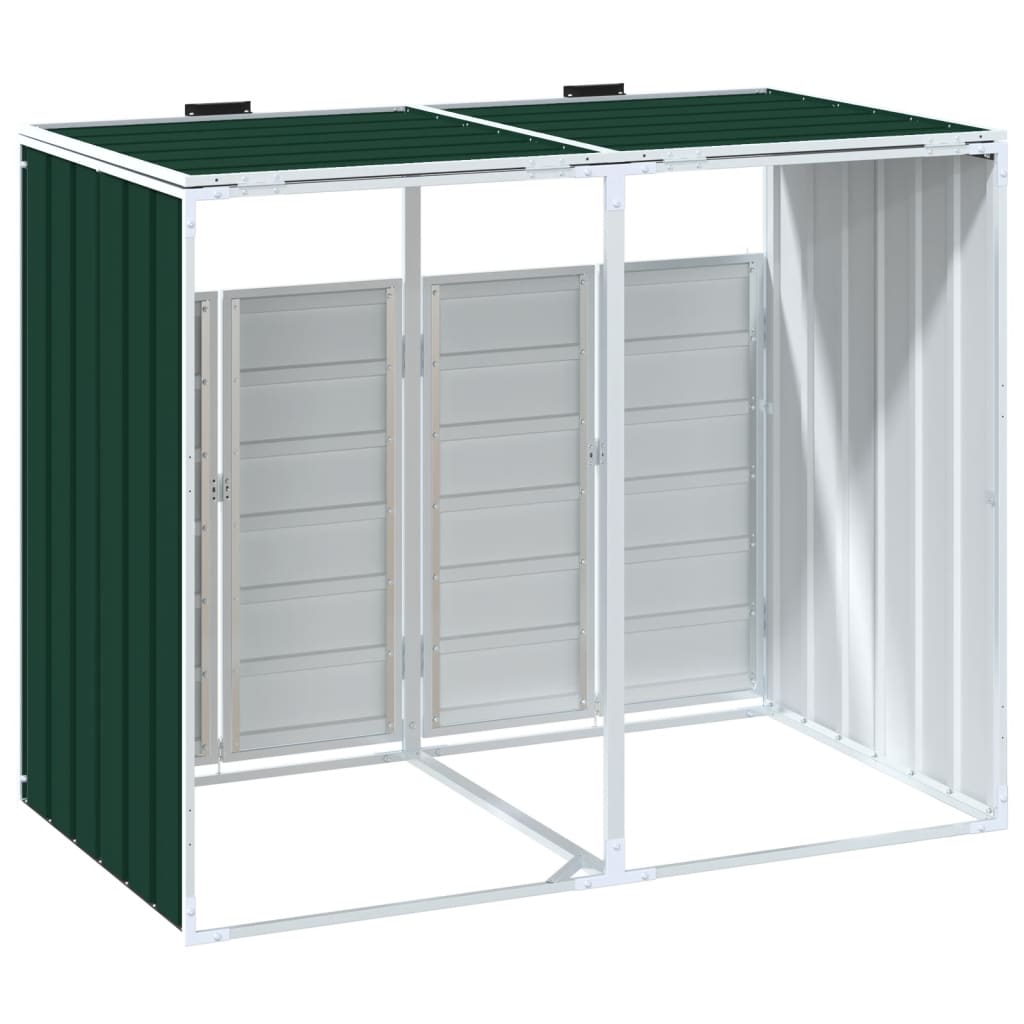 Mülltonnenbox Für 2 Tonnen 144X81X113 Cm Stahl