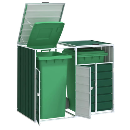 Mülltonnenbox Für 2 Tonnen 144X81X113 Cm Stahl