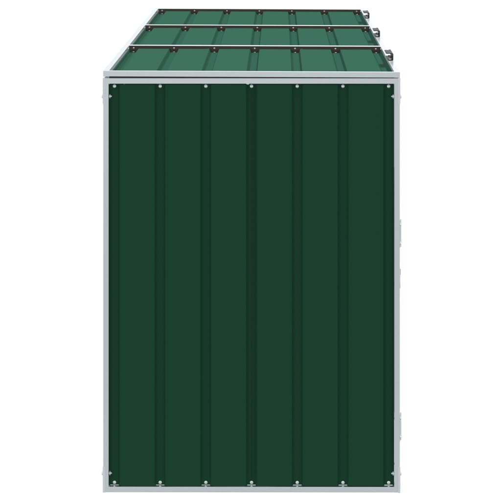 Mülltonnenbox Für 3 Tonnen 216X81X115 Cm Stahl