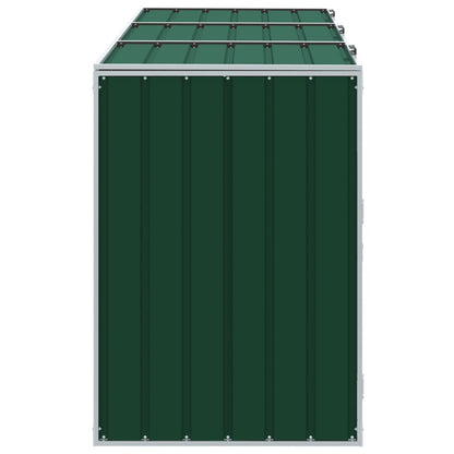 Mülltonnenbox Für 3 Tonnen 216X81X115 Cm Stahl