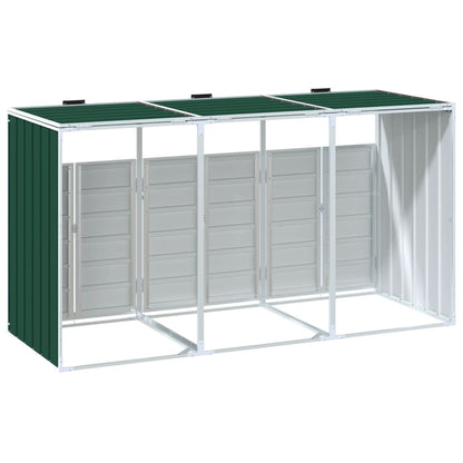 Mülltonnenbox Für 3 Tonnen 216X81X115 Cm Stahl