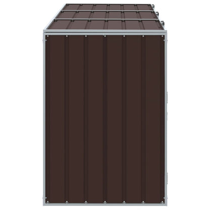Mülltonnenbox Für 3 Tonnen 216X81X115 Cm Stahl