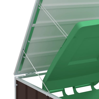 Mülltonnenbox Für 3 Tonnen 216X81X115 Cm Stahl