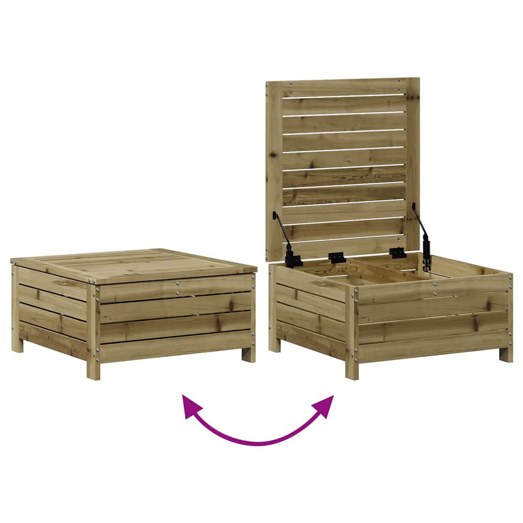 7-Tlg. Garten-Lounge-Set Kiefernholz Imprägniert