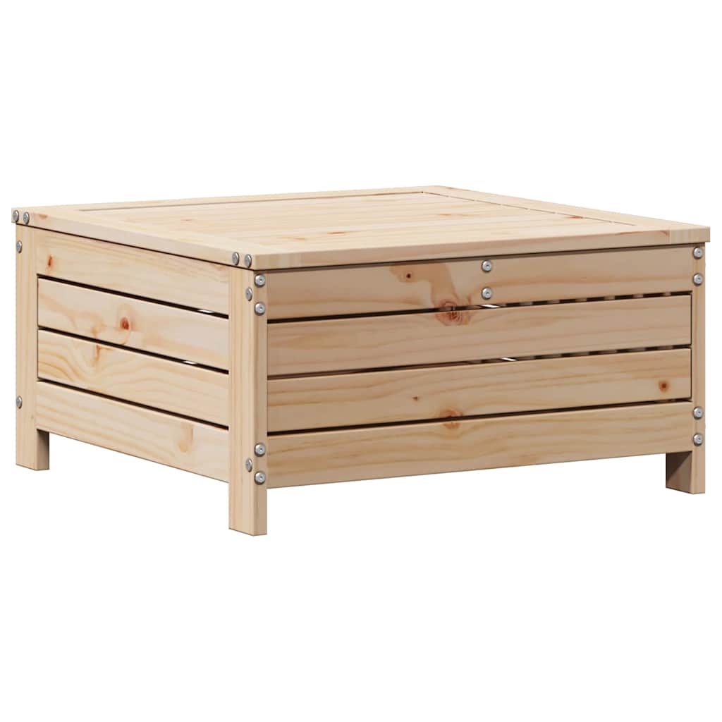 3-Tlg. Garten-Lounge-Set Mit Kissen Massivholz Kiefer