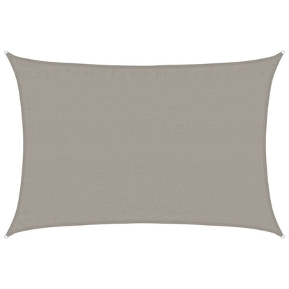 Sonnensegel 160 G/M² Rechteckig 3,5X4,5 M Hdpe Hellgrau