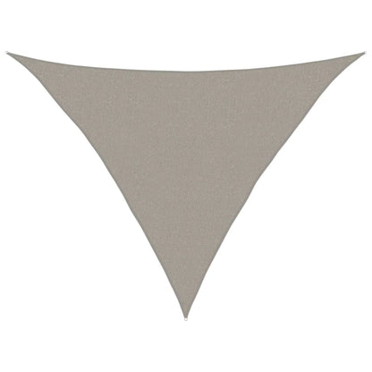 Sonnensegel 160 G/M² Dreieckig 2,5X2,5X3,5 M Hdpe Hellgrau