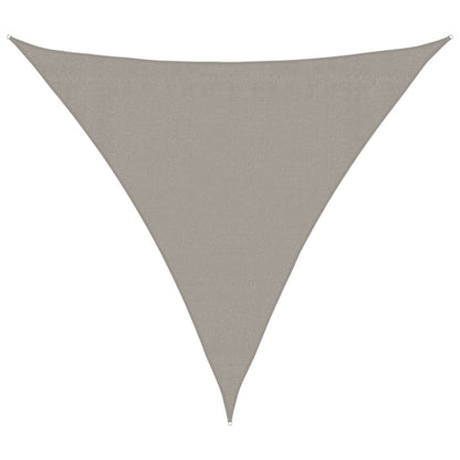 Sonnensegel 160 G/M² Dreieckig 3X3X3 M Hdpe Hellgrau