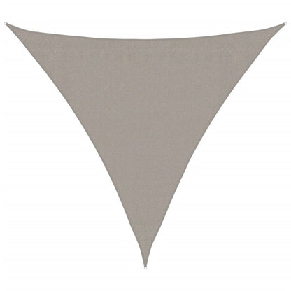 Sonnensegel 160 G/M² Dreieckig 3,6X3,6X3,6 M Hdpe Hellgrau