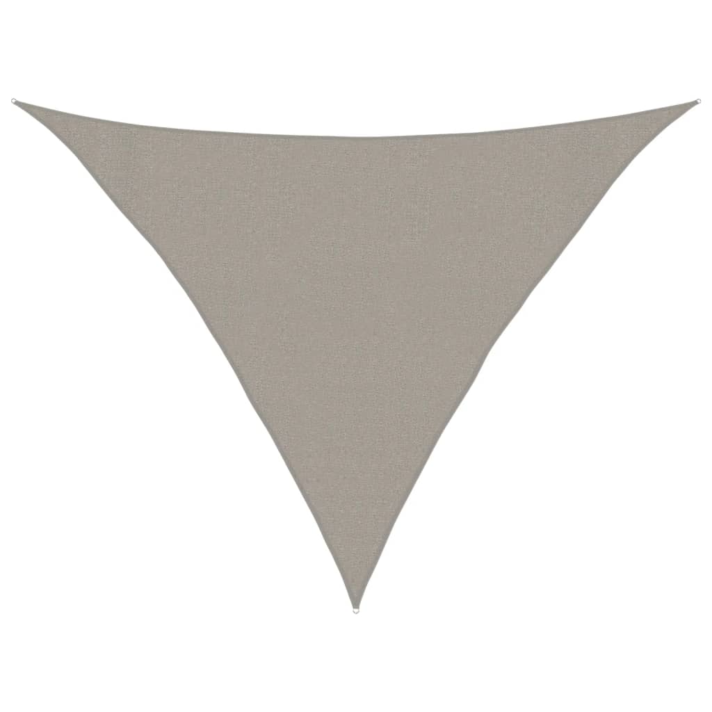 Sonnensegel 160 G/M² Dreieckig 3X3X4,2 M Hdpe Hellgrau