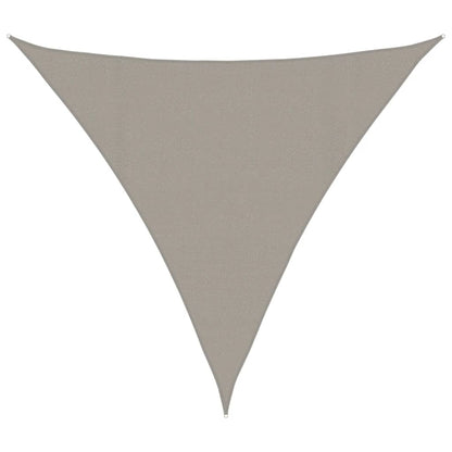 Sonnensegel 160 G/M² Dreieckig 4,5X4,5X4,5 M Hdpe Hellgrau