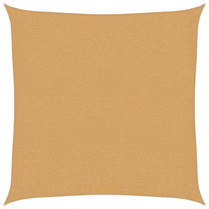 Sonnensegel 160 G/M² Quadratisch 3,6X3,6 M Hdpe Sandfarbe