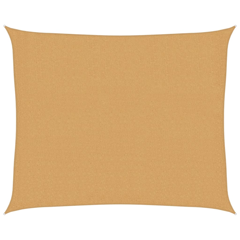 Sonnensegel 160 G/M² Rechteckig 2,5X3 M Hdpe Sandfarbe