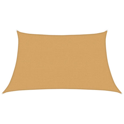 Sonnensegel 160 G/M² Trapez Hellgrau 3/4X2 M Hdpe