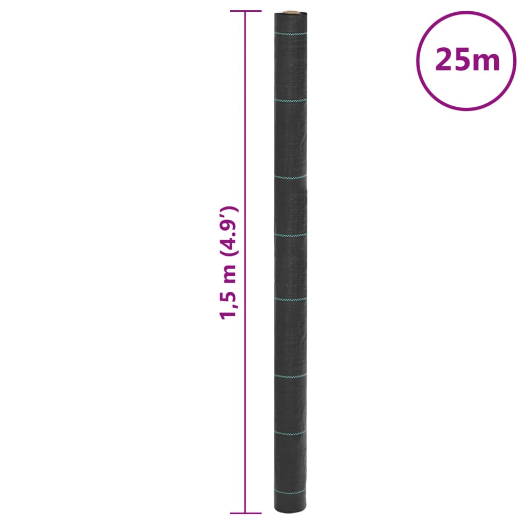 Unkrautvlies 1,5X25 M Pp