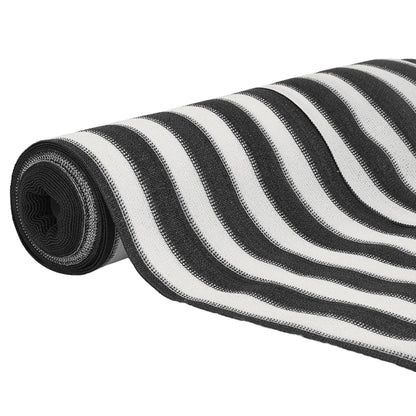 Zaunblende 1,5X25 M Hdpe 150 G/M² Anthrazit Und Weiß