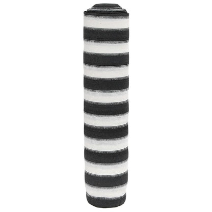 Zaunblende 1,5X25 M Hdpe 195 G/M² Anthrazit Und Weiß