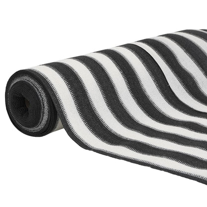 Zaunblende 1,5X50 M Hdpe 195 G/M² Anthrazit Und Weiß