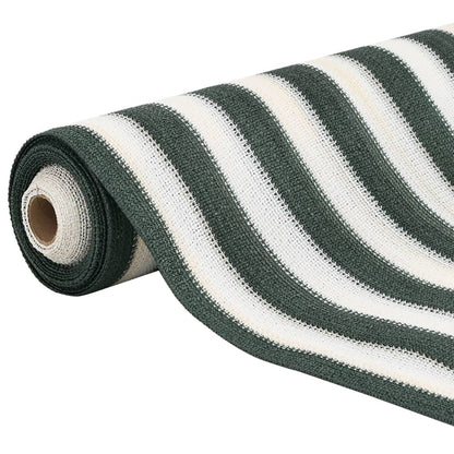 Zaunblende Grün Und Weiß 1,8X25 M Hdpe 75 G/M² Grün Und Weiß