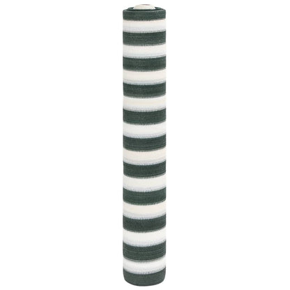 Zaunblende 2X25 M Hdpe 75 G/M² Grün Und Weiß