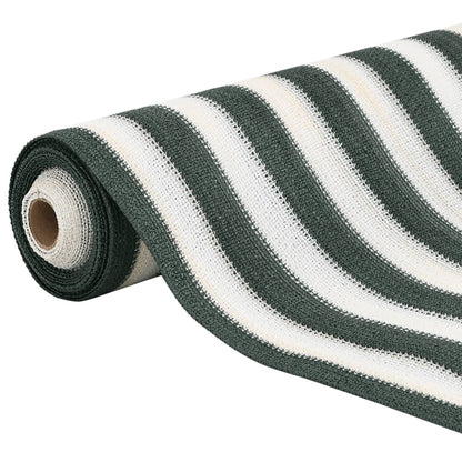 Zaunblende Grün Und Weiß 2X10 M Hdpe 75 G/M² Grün Und Weiß