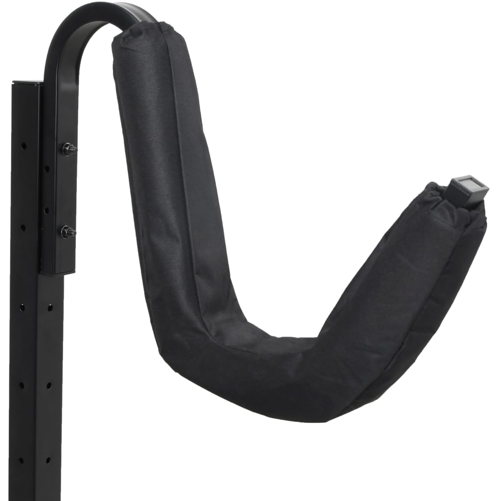 Lagerregal Für 2 Kajaks 250X57X127,5 Cm Stahl Weiß