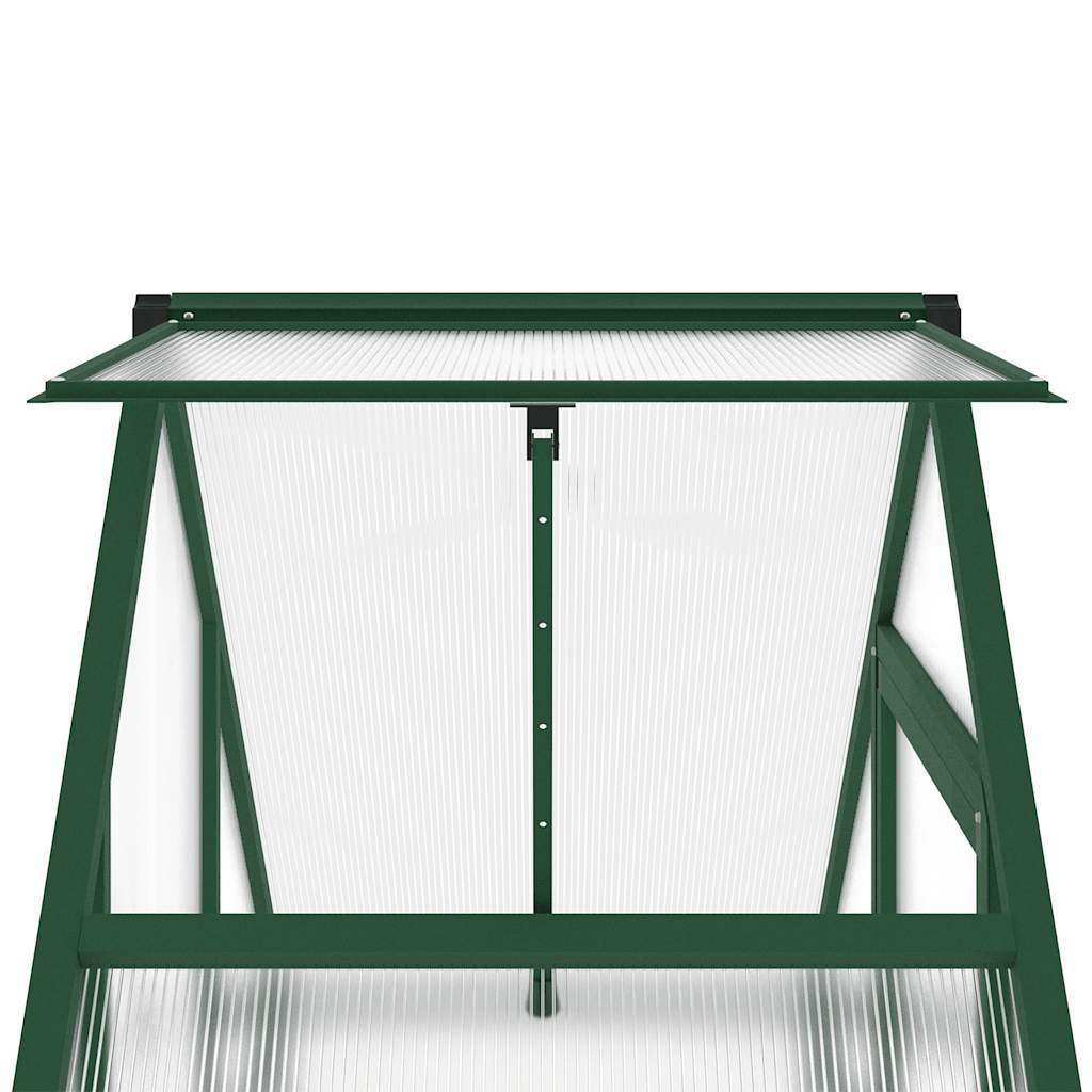 Gewächshaus Mit Fundamentrahmen 169X58X195 Cm Aluminimum