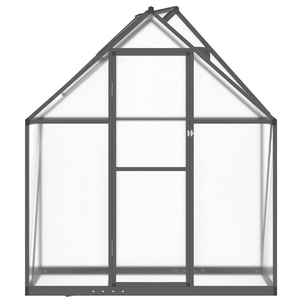 Gewächshaus Mit Fundamentrahmen 169X58X195 Cm Alu