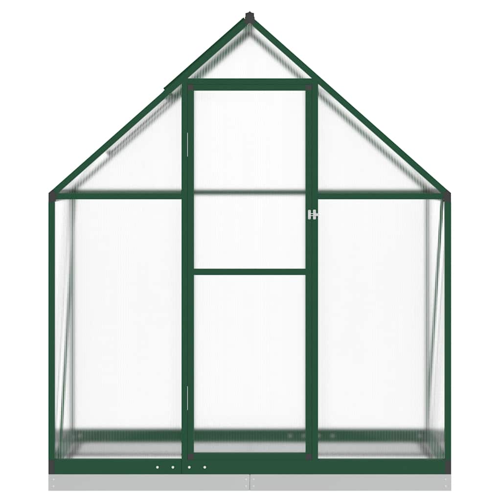 Gewächshaus Mit Fundamentrahmen 169X58X202 Cm Aluminimum