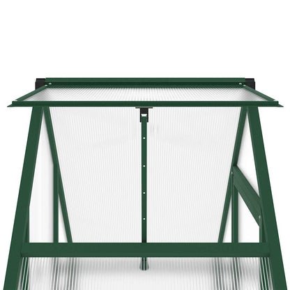 Gewächshaus Mit Fundamentrahmen 169X58X202 Cm Aluminimum