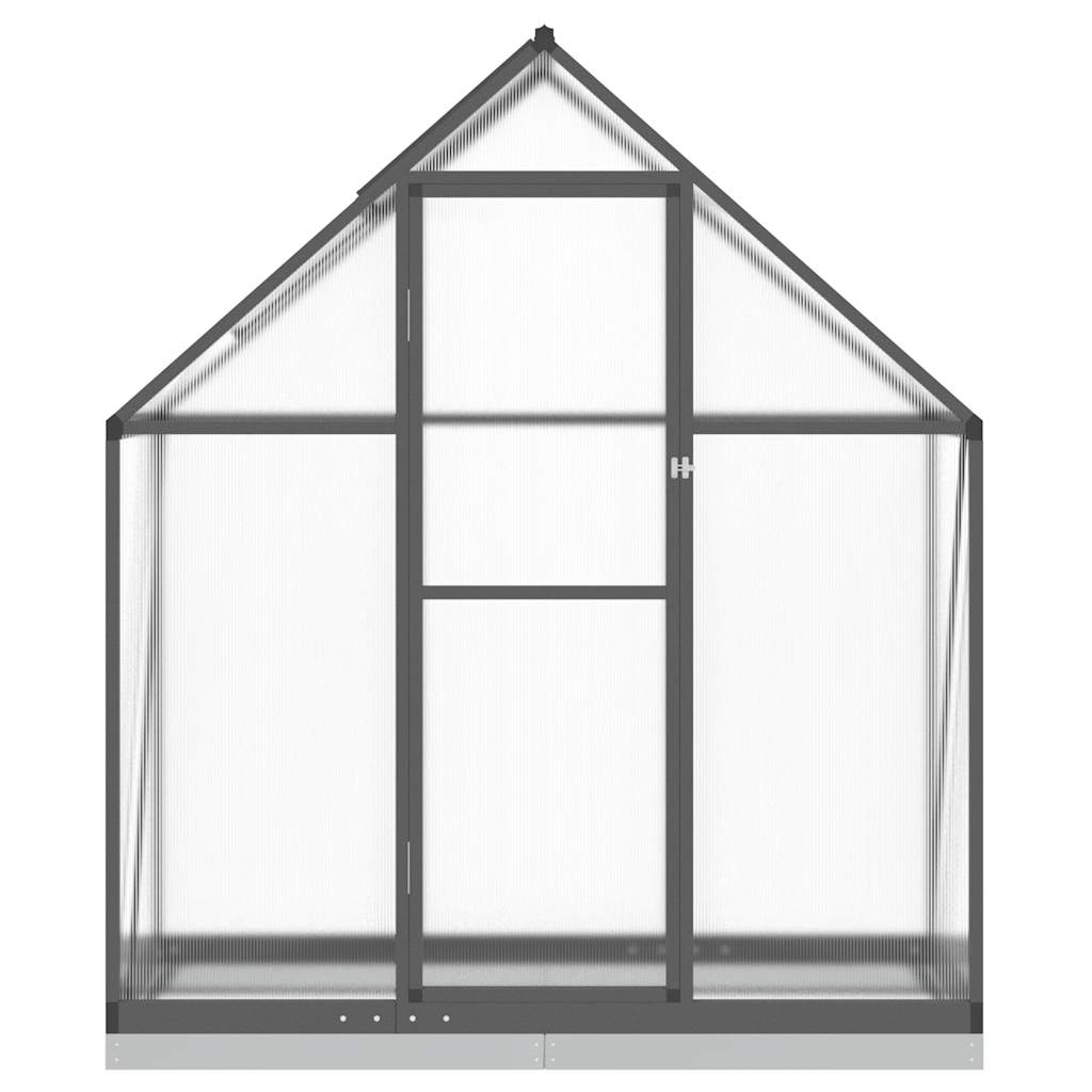 Gewächshaus Mit Fundamentrahmen 169X58X202 Cm Alu