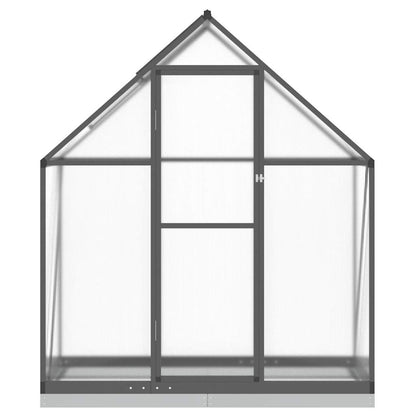 Gewächshaus Mit Fundamentrahmen 169X58X202 Cm Alu