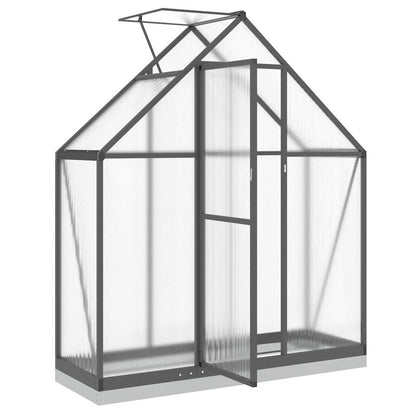 Gewächshaus Mit Fundamentrahmen 169X58X202 Cm Alu
